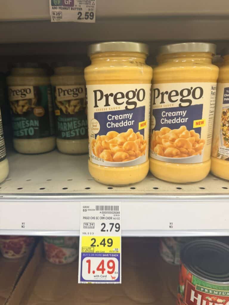 prego pasta sauce kroger shelf image (1)
