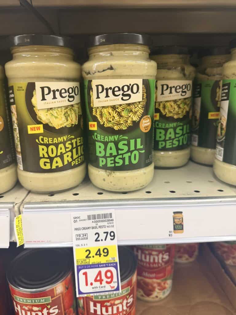 prego pasta sauce kroger shelf image (1)