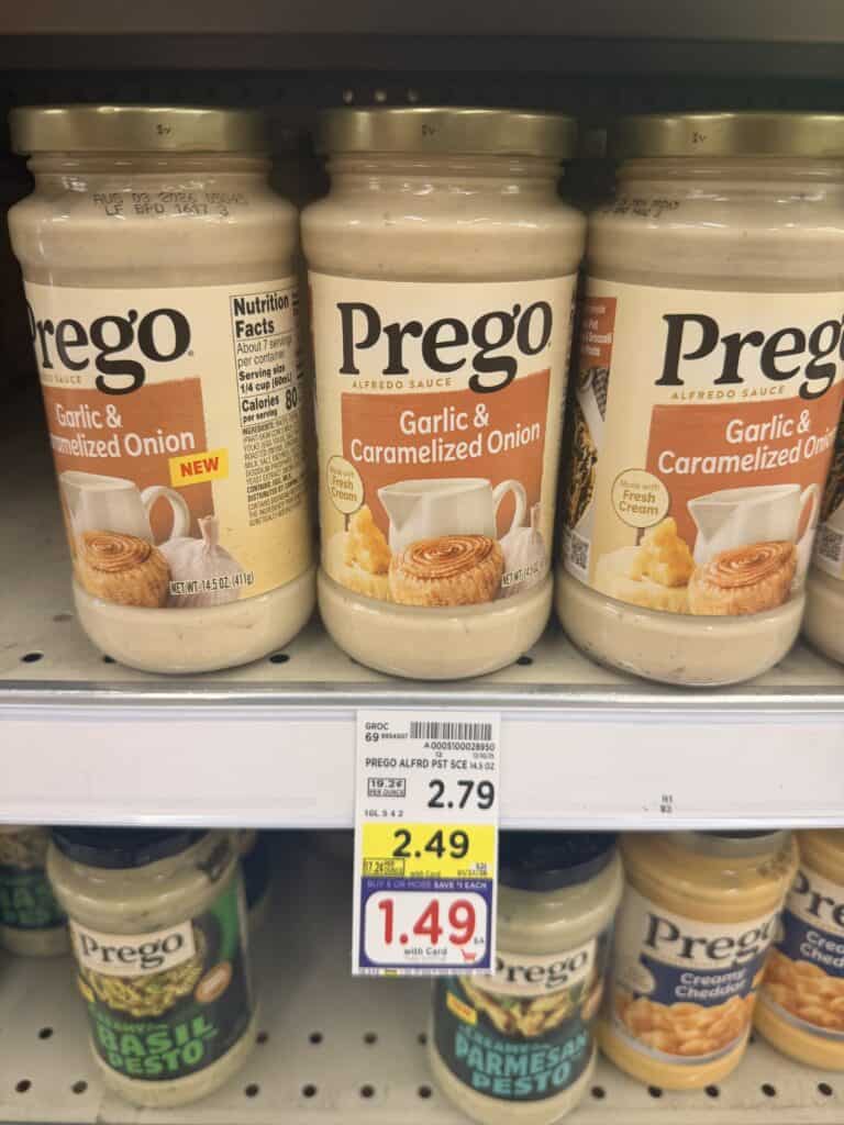 prego pasta sauce kroger shelf image (1)