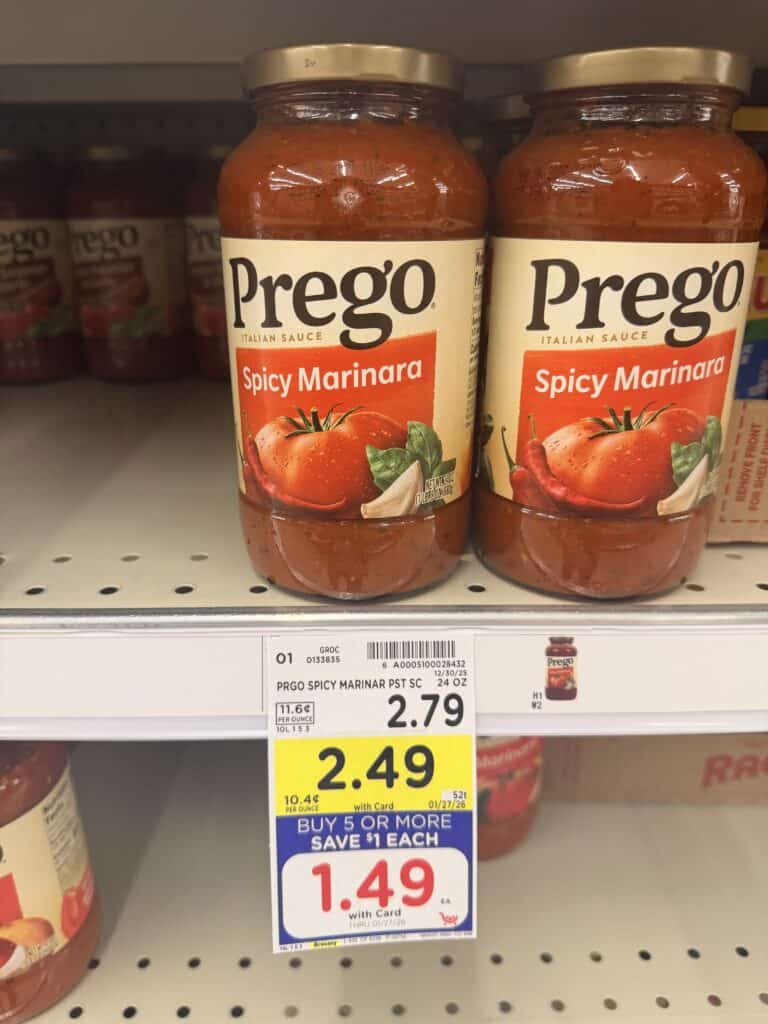 prego pasta sauce kroger shelf image (1)