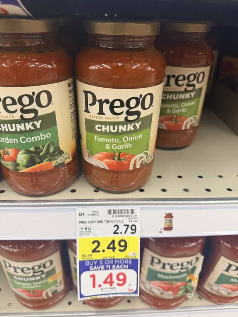 prego pasta sauce kroger shelf image (1)