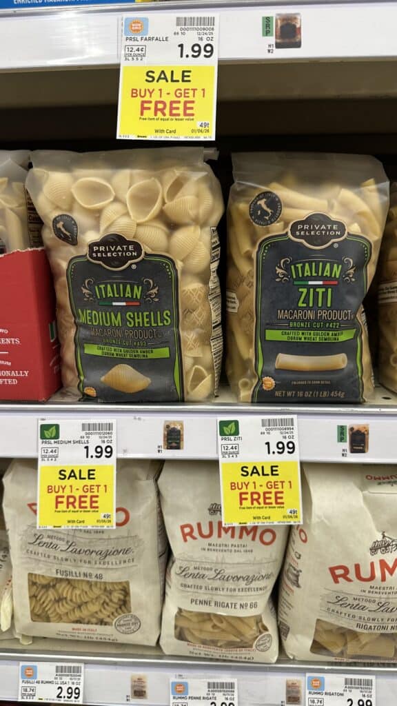 private selection pasta and sauce kroger shelf image (4)