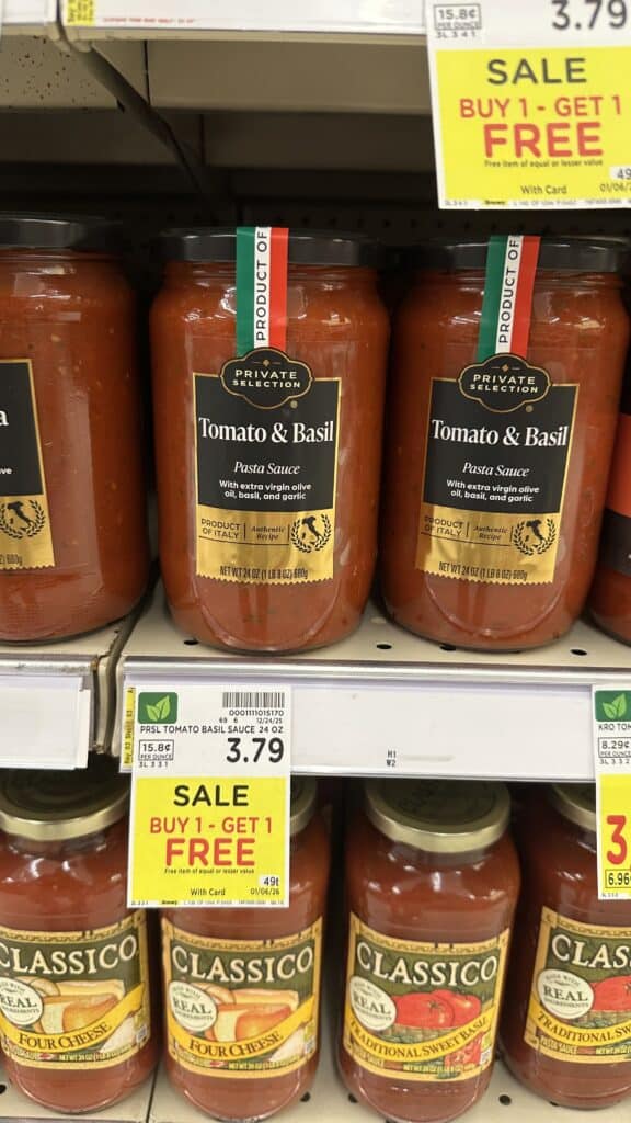 private selection pasta and sauce kroger shelf image (4)