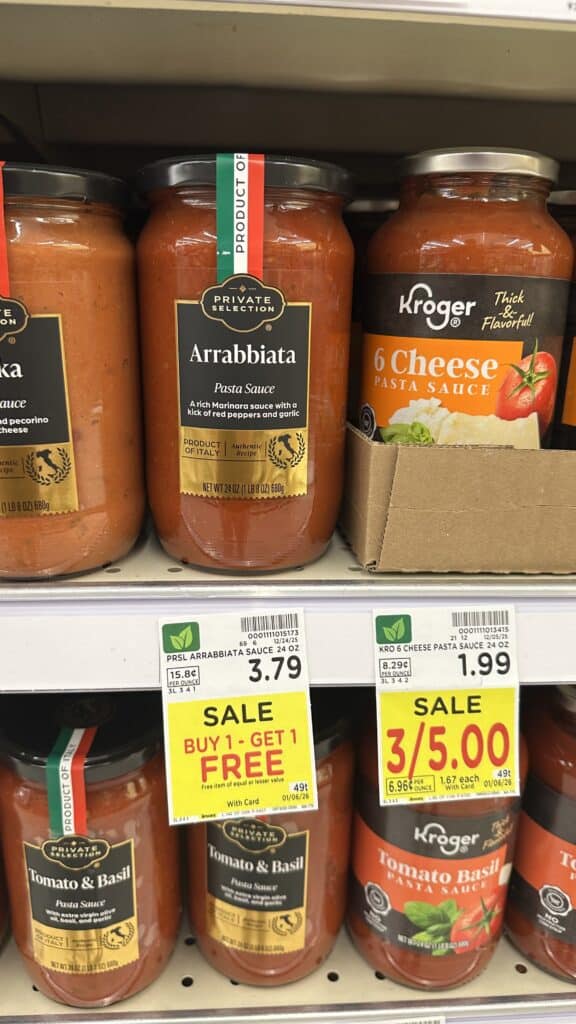 private selection pasta and sauce kroger shelf image (4)