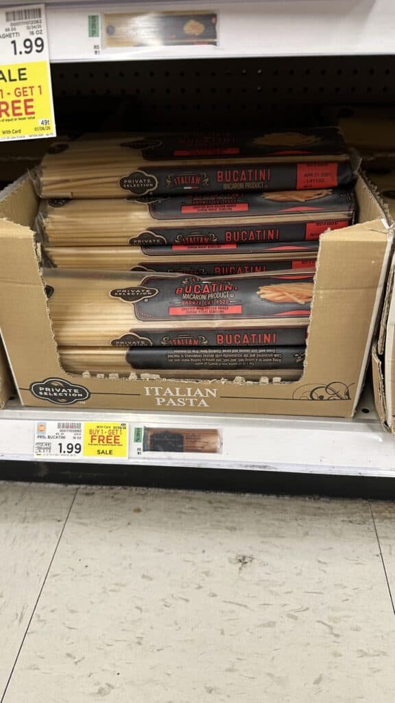 private selection pasta and sauce kroger shelf image (4)