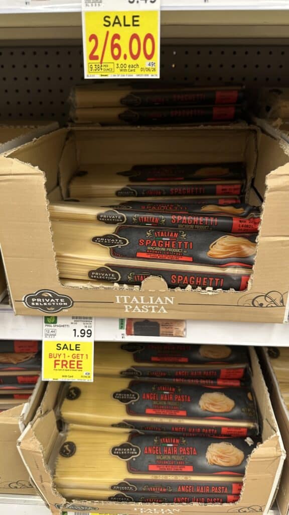 private selection pasta and sauce kroger shelf image (4)