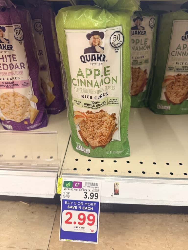 quaker rice cakes and crisps kroger shelf image (1)