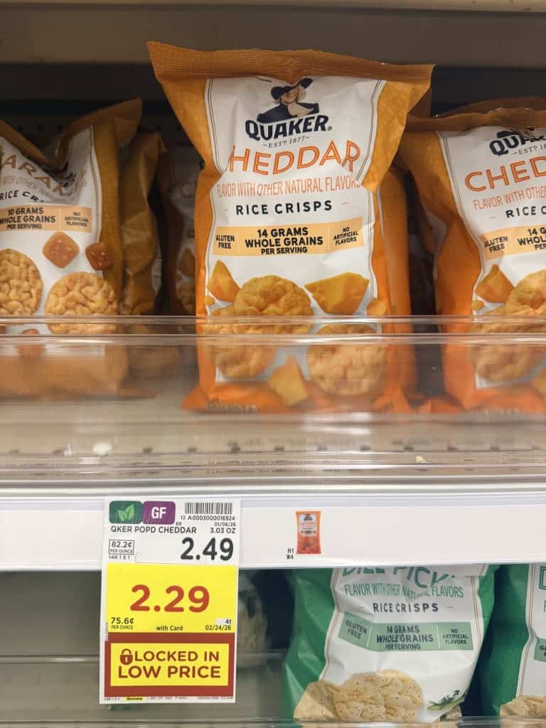 quaker rice cakes and crisps kroger shelf image (1)