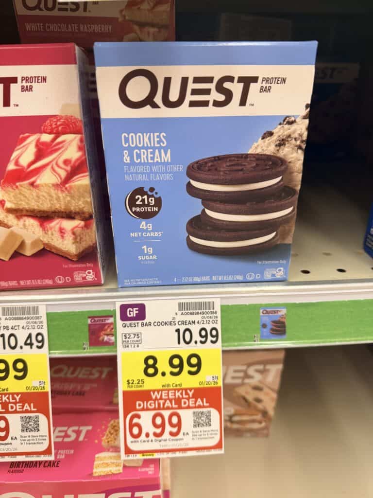 quest snacks kroger shelf image (1)