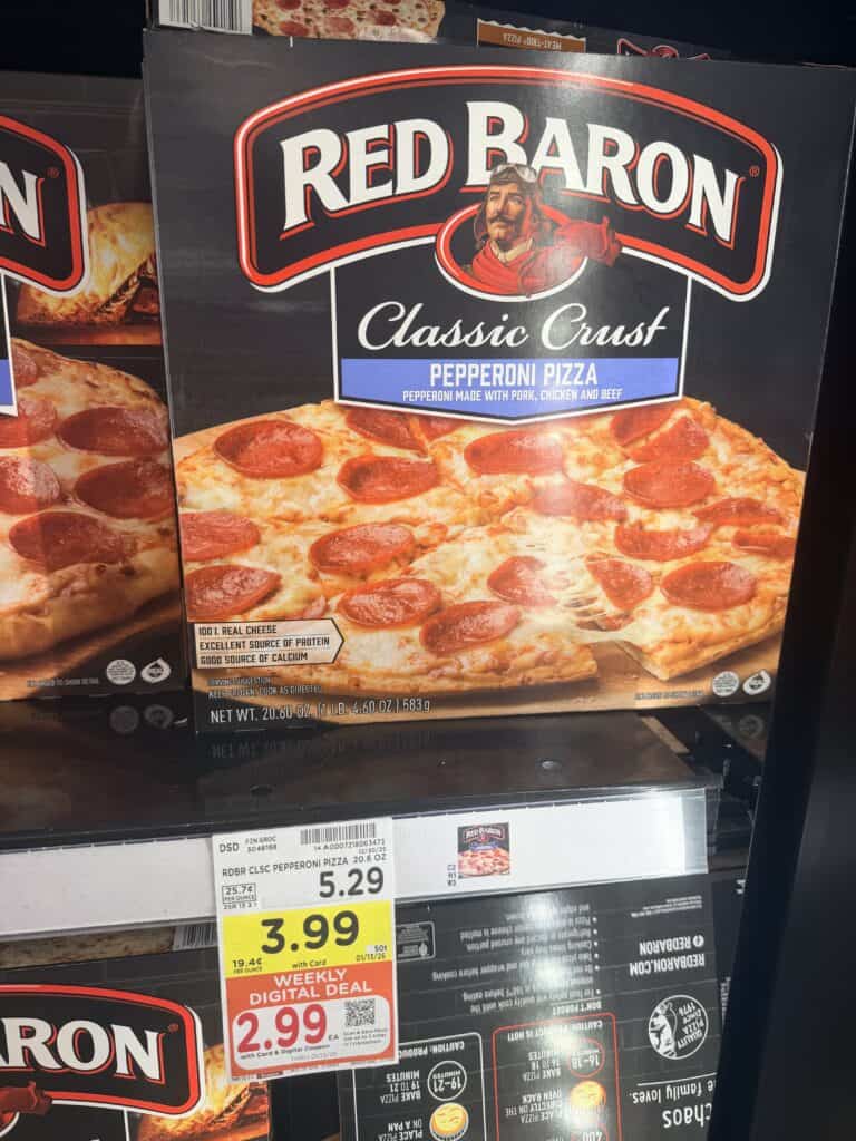 red baron pizza kroger shelf image (1)