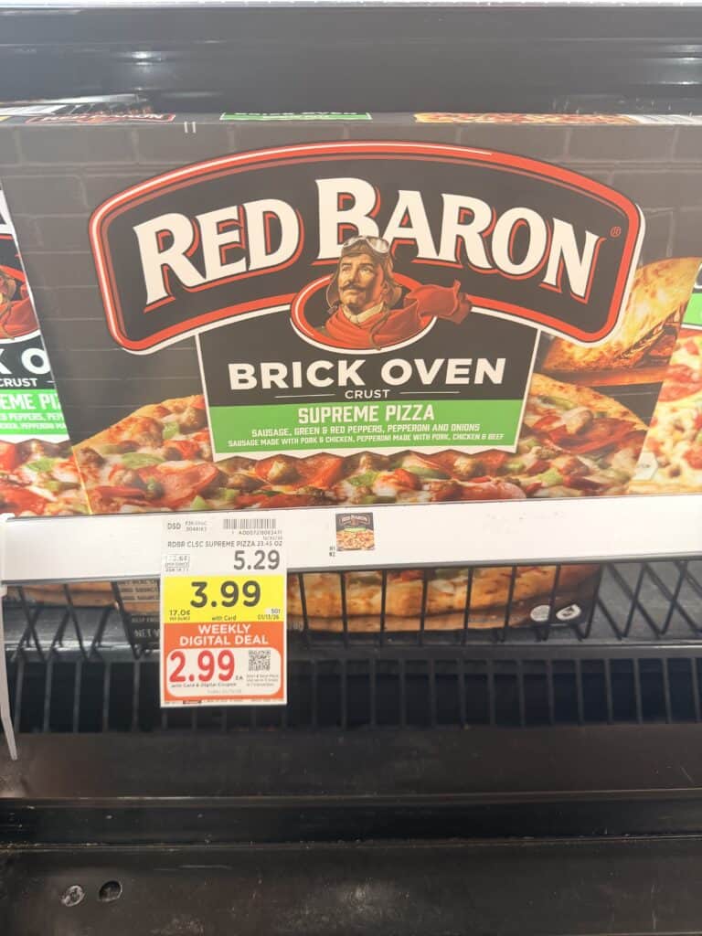 red baron pizza kroger shelf image (1)