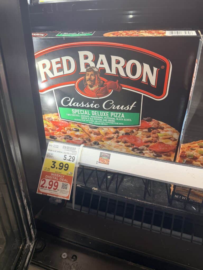 red baron pizza kroger shelf image (1)