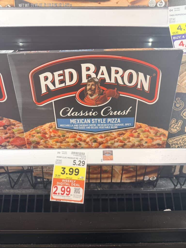 red baron pizza kroger shelf image (1)
