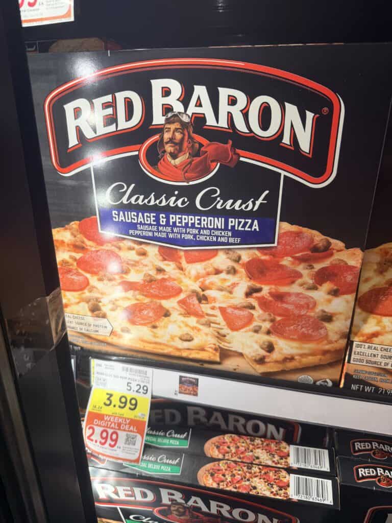 red baron pizza kroger shelf image (1)