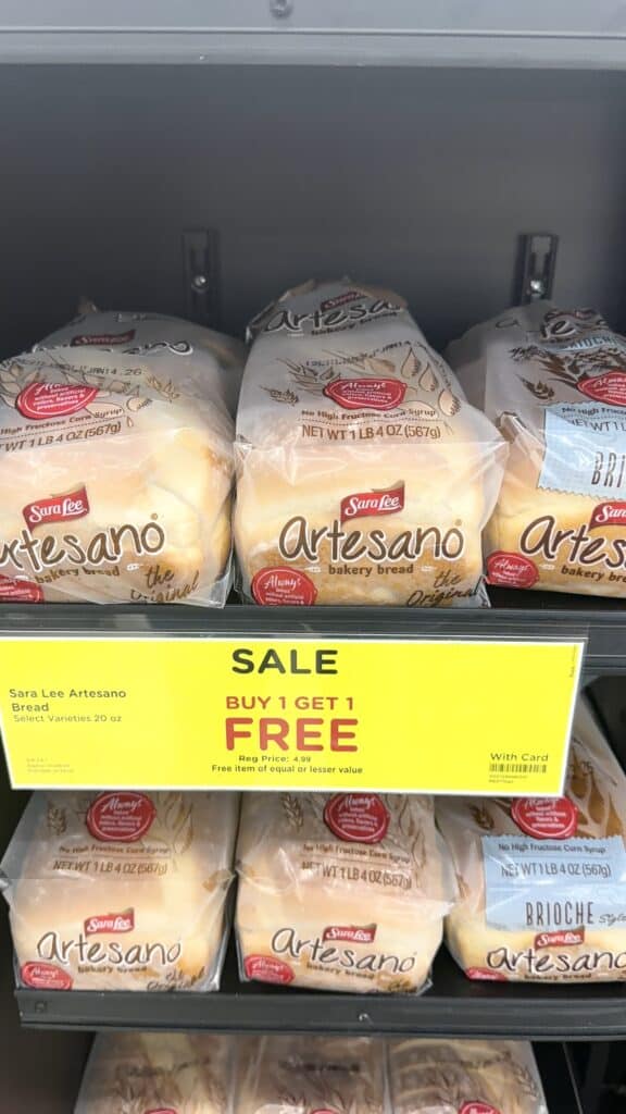 sara lee artesano kroger shelf image (1)