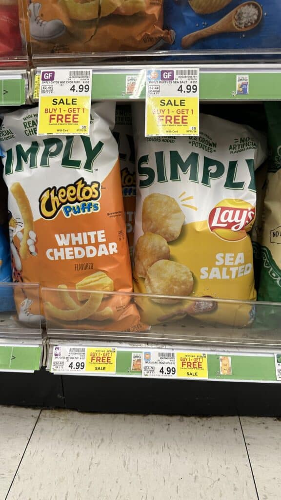simply chips kroger shelf image