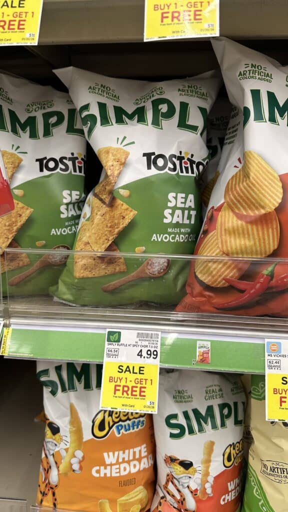 simply chips kroger shelf image