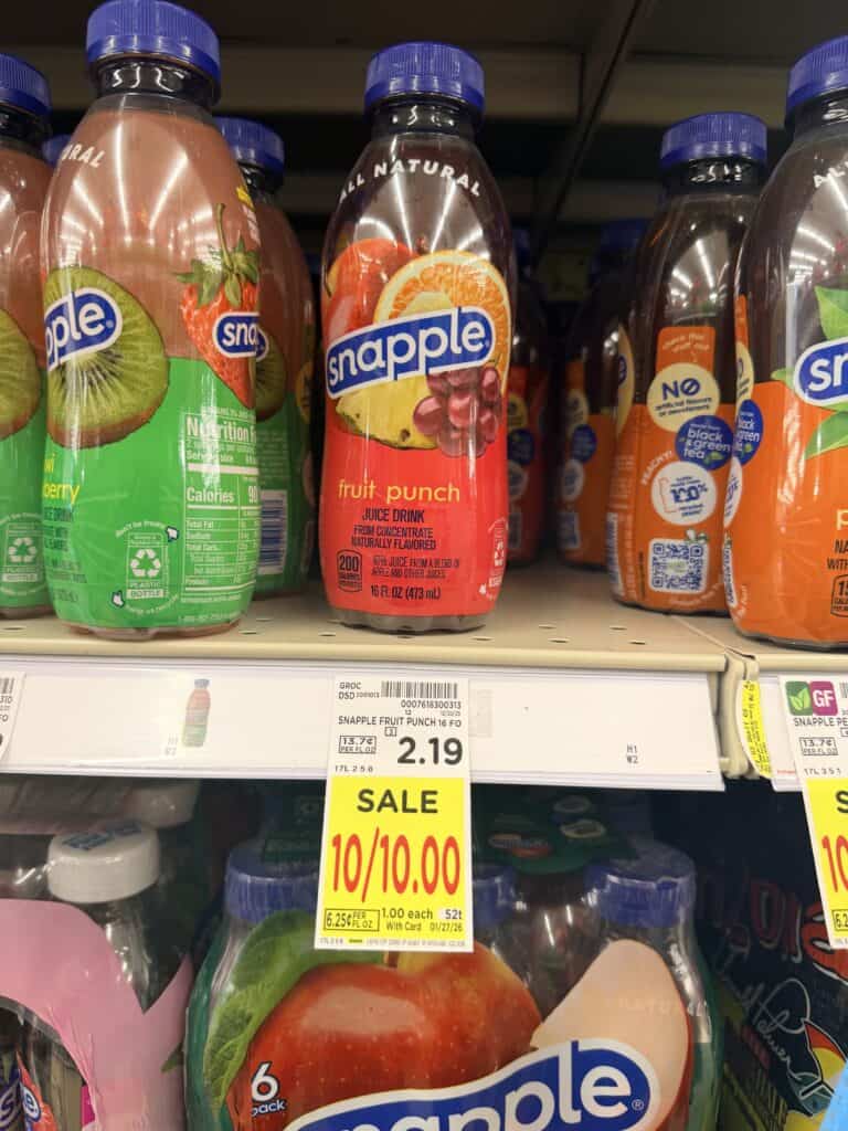 snapple kroger shelf image (2)