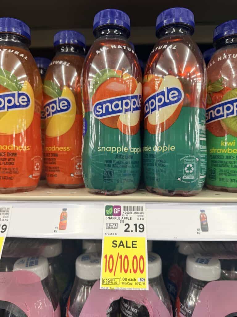snapple kroger shelf image (2)