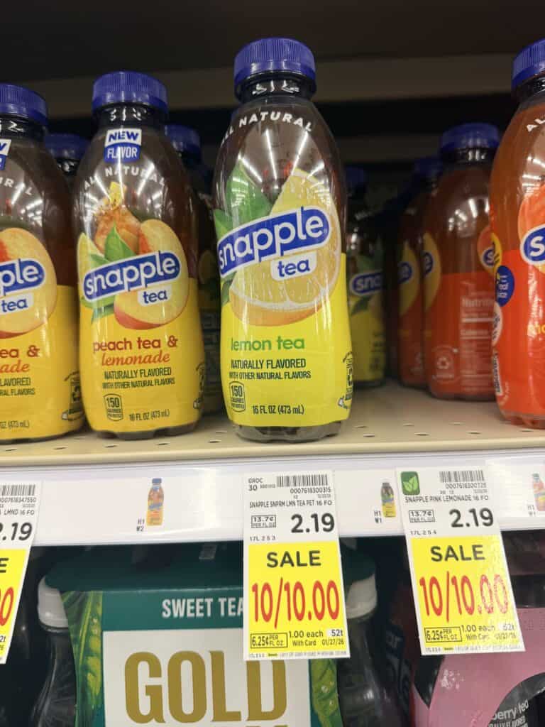 snapple kroger shelf image (2)