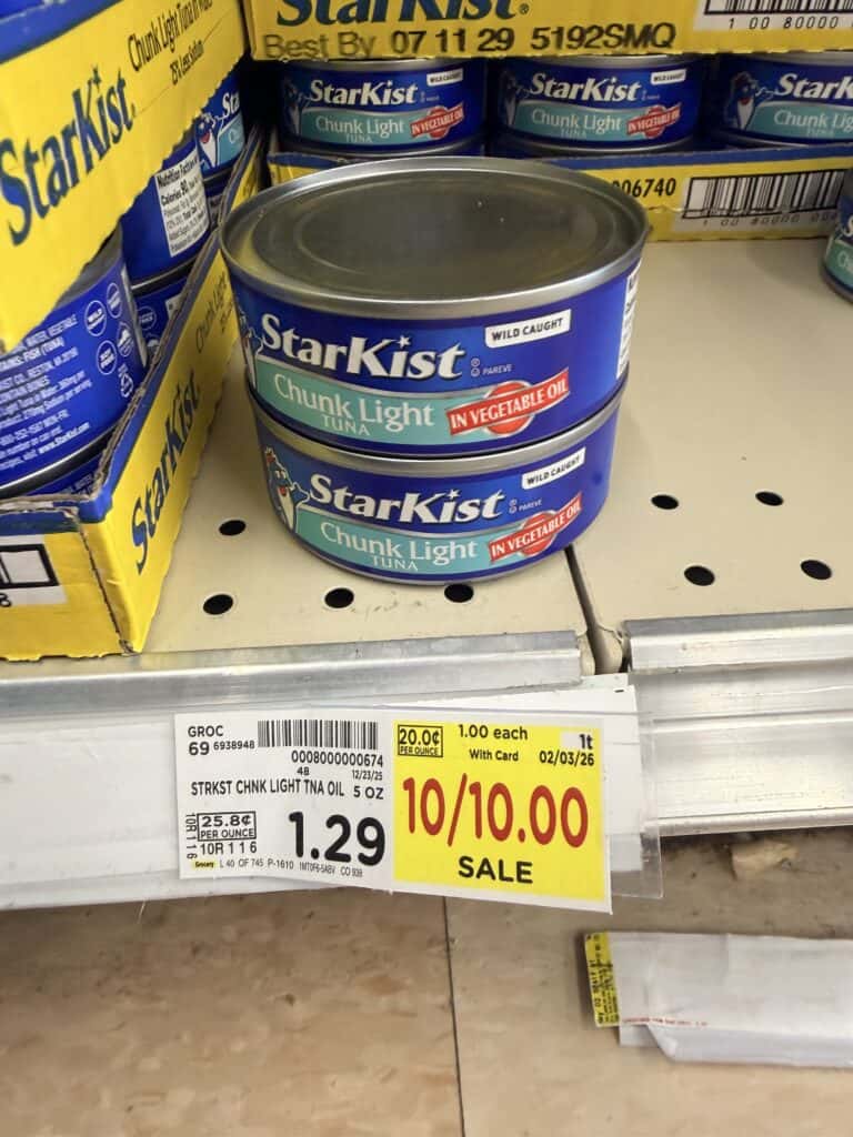 starkist tuna kroger shelf image (1)
