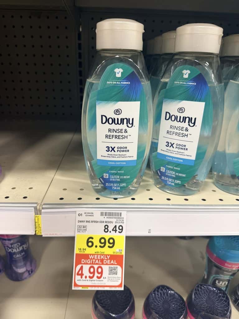 tide, downy and bounce kroger shelf image (1)