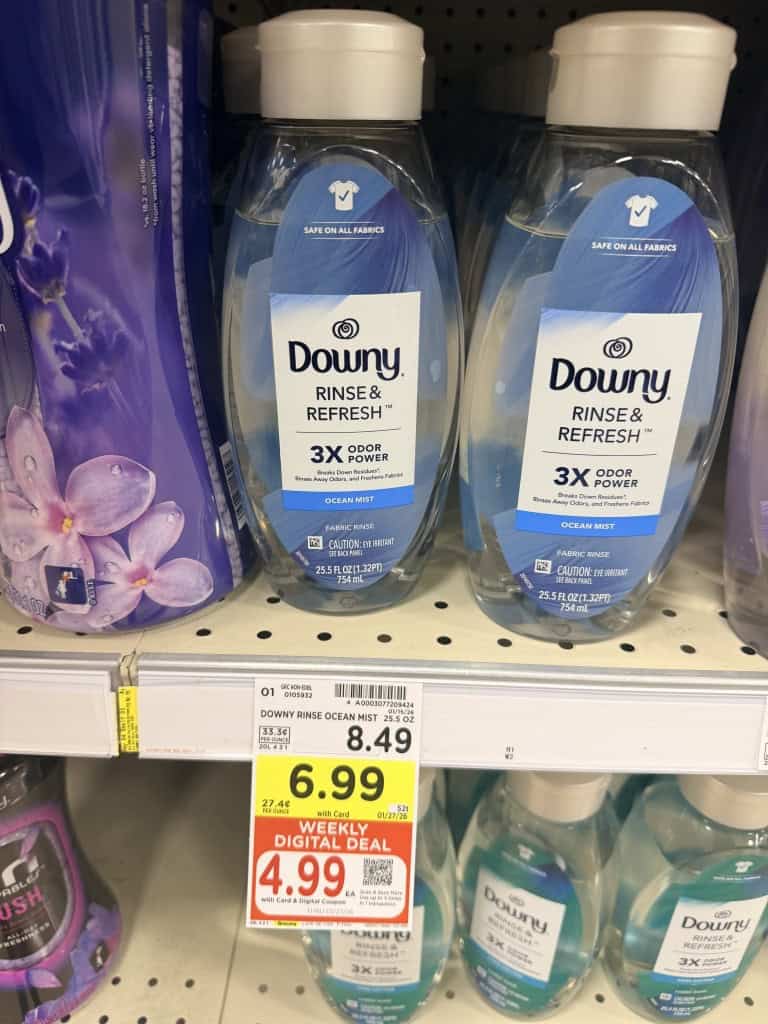 tide, downy and bounce kroger shelf image (1)