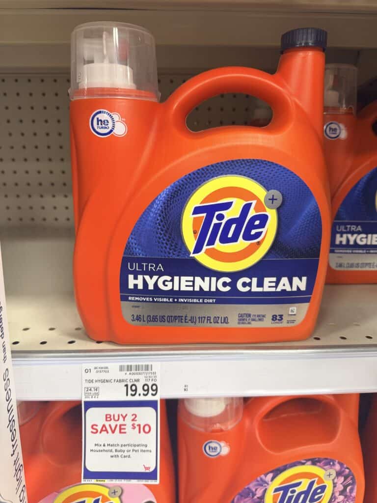 tide kroger shelf image 
