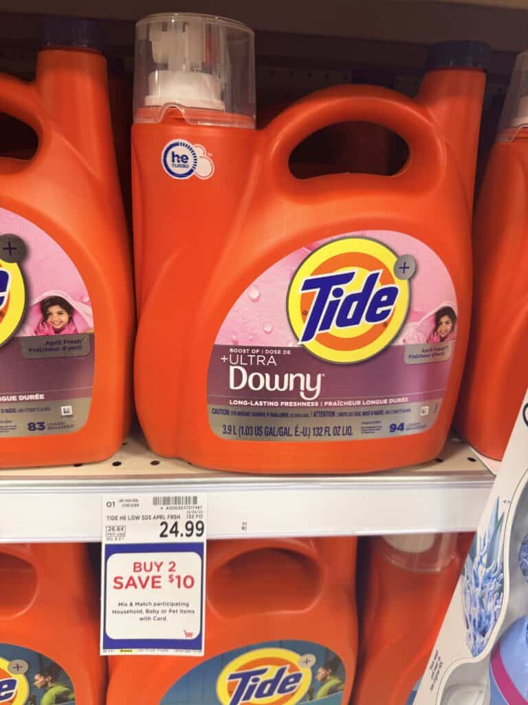 tide kroger shelf image 