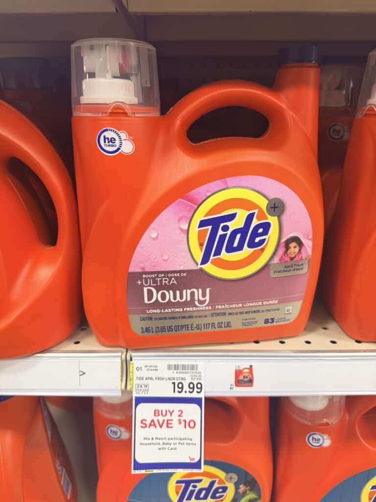 tide kroger shelf image 