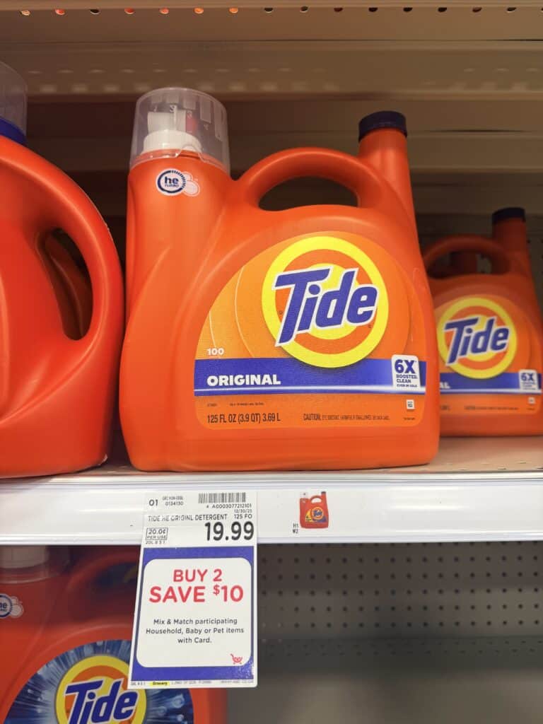 tide kroger shelf image 