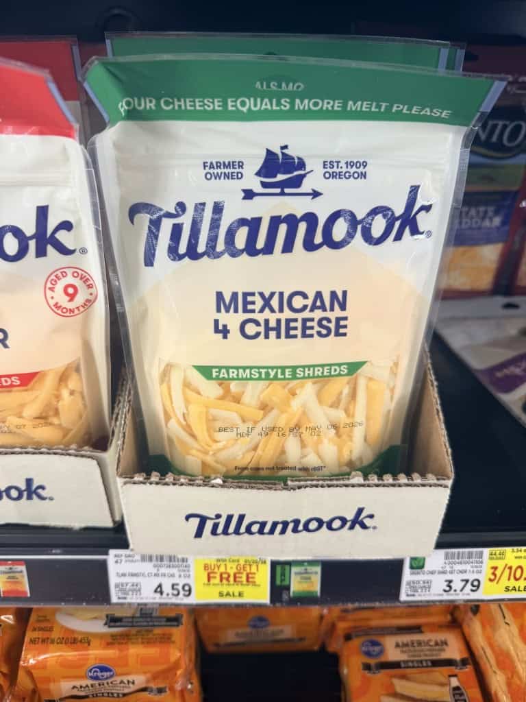 tillamook cheese kroger shelf image (5)