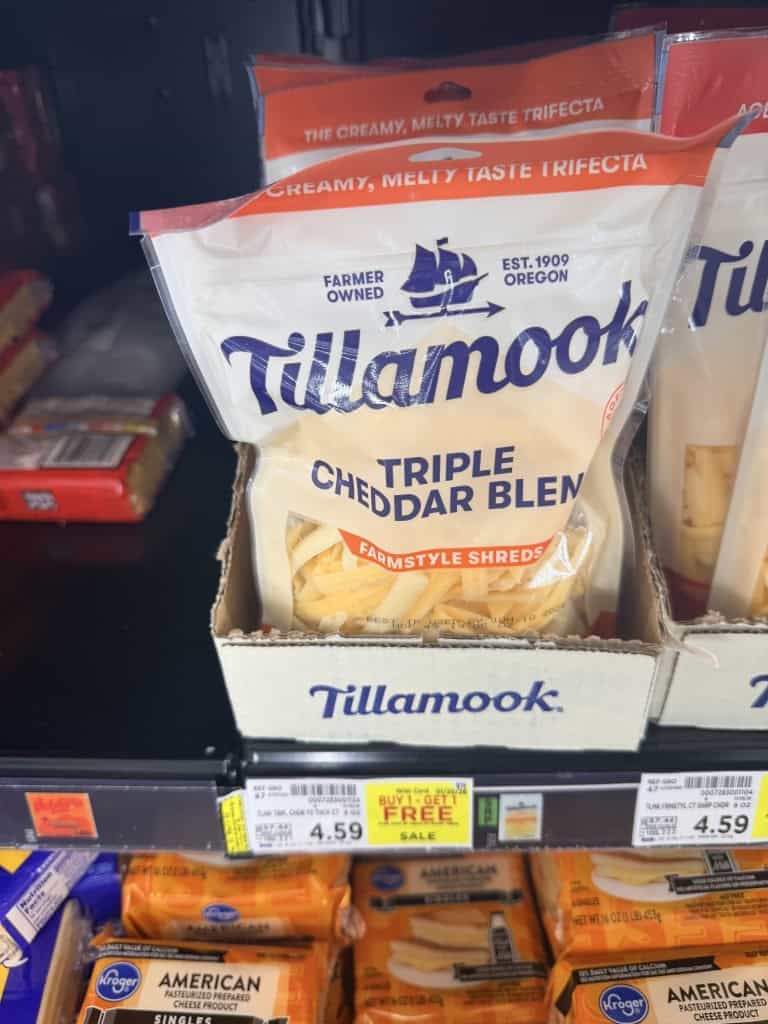 tillamook cheese kroger shelf image (5)