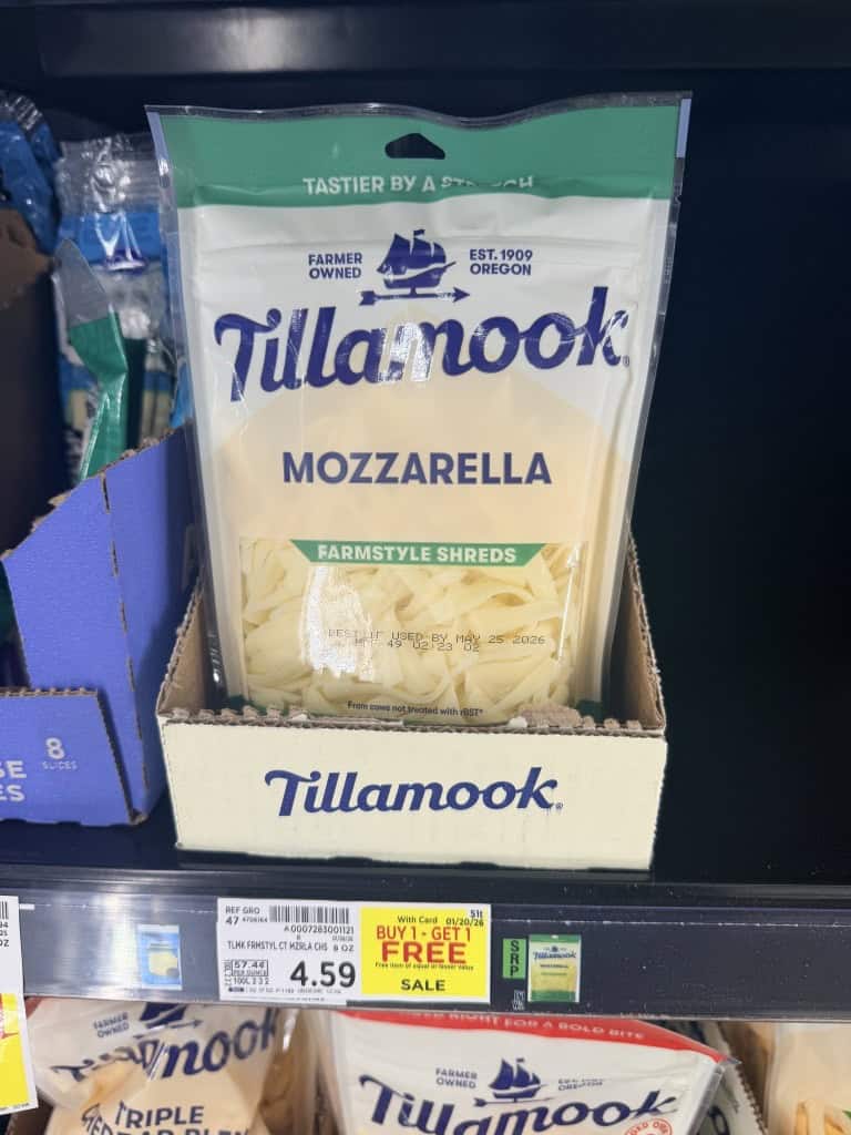 tillamook cheese kroger shelf image (5)
