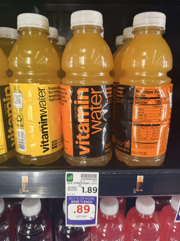 vitamin water kroger shelf image (1)