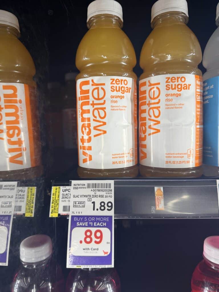 vitamin water kroger shelf image (1)