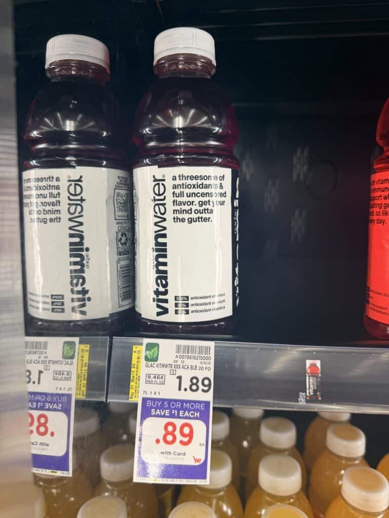 vitamin water kroger shelf image (1)