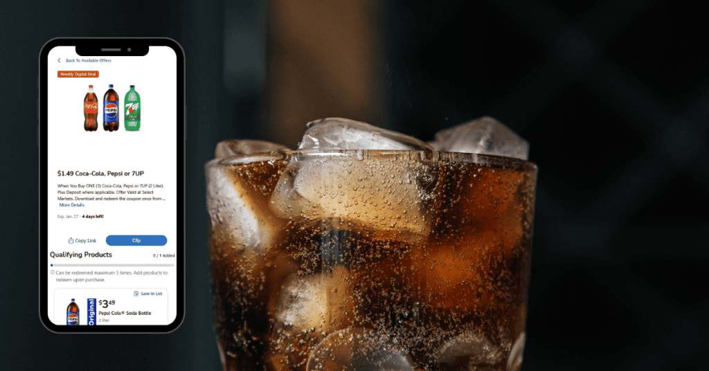 coke, pepsi and 7up