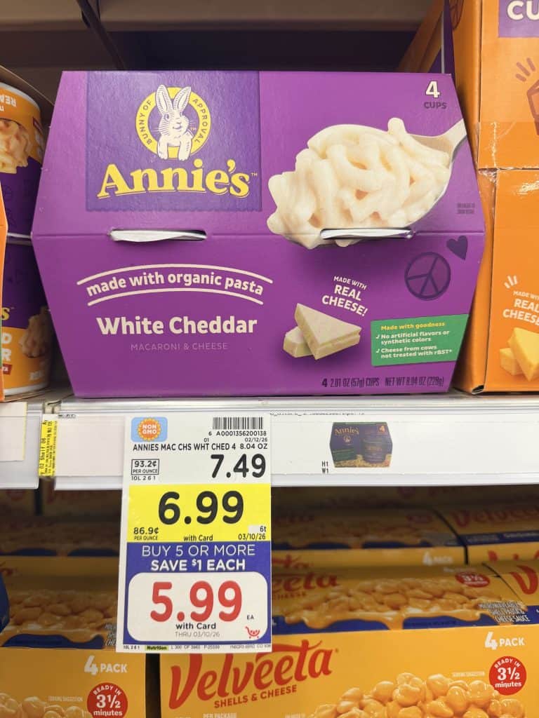 Annie's Macaroni & Cheese Kroger Shelf image