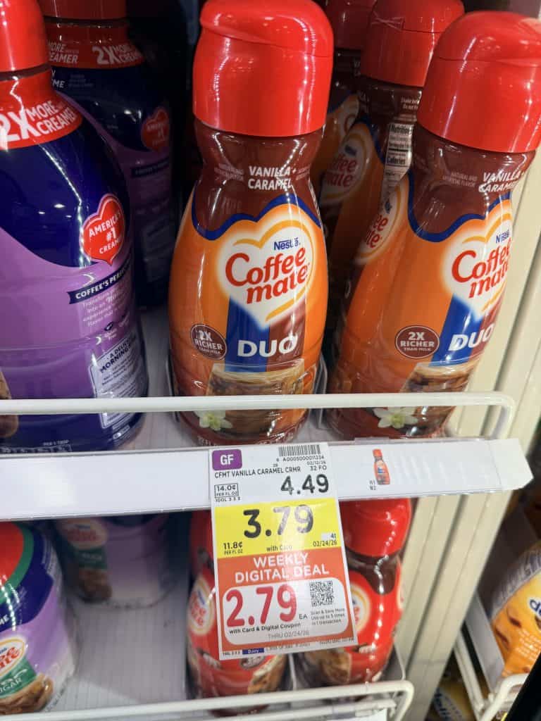 Coffee mate Creamer Kroger Shelf image