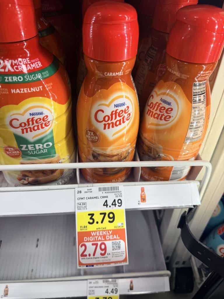 Coffee mate Creamer Kroger Shelf image