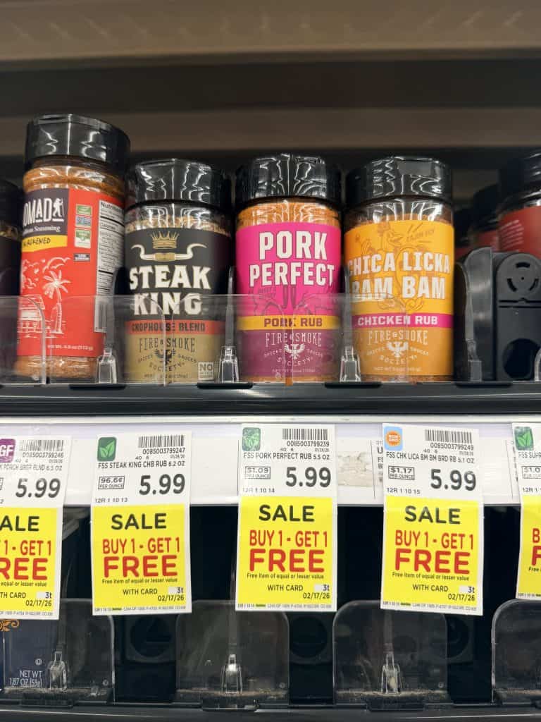 Fire and Smoke Seasonings Kroger Shelf image 