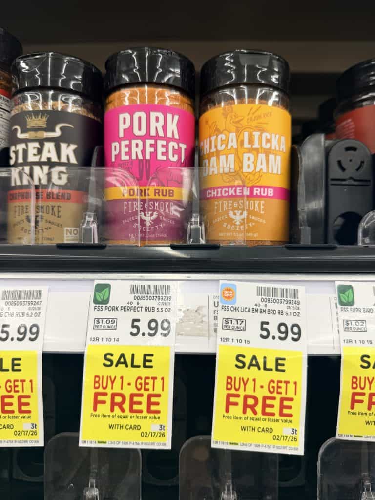 Fire and Smoke Seasonings Kroger Shelf image 