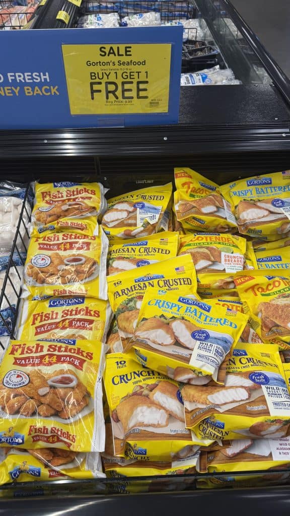 Gorton's Seafood Kroger Shelf Image