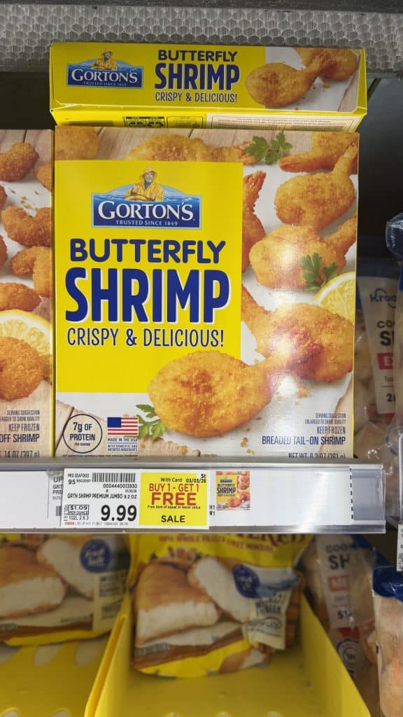 Gorton's Seafood Kroger Shelf Image