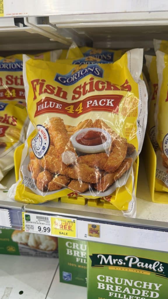 Gorton's Seafood Kroger Shelf Image