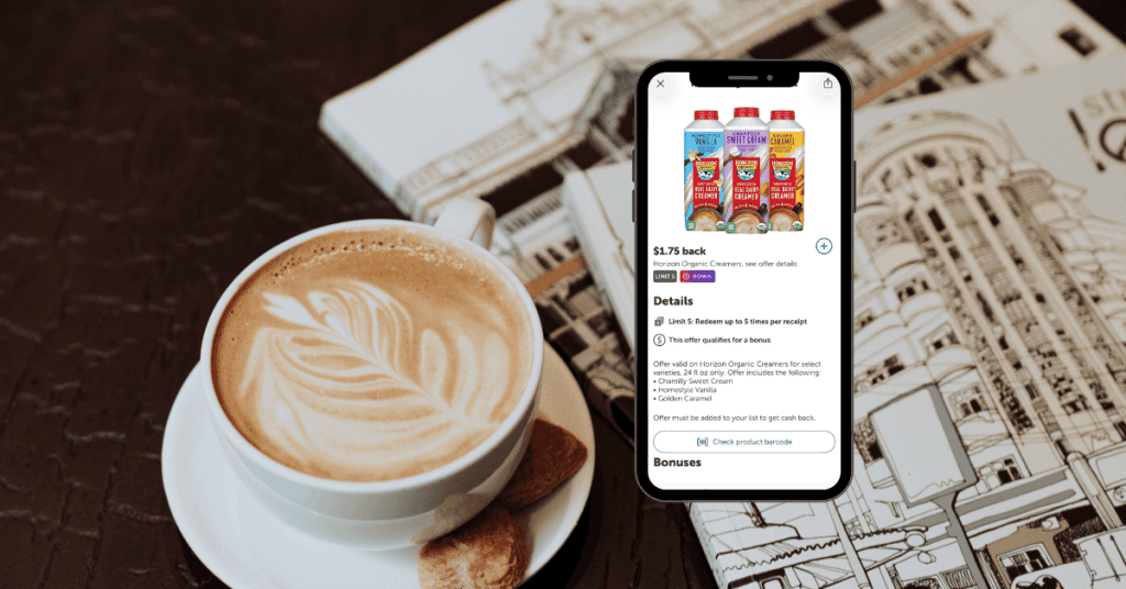 Horizon Organic Creamer Kroger Ibotta rebate