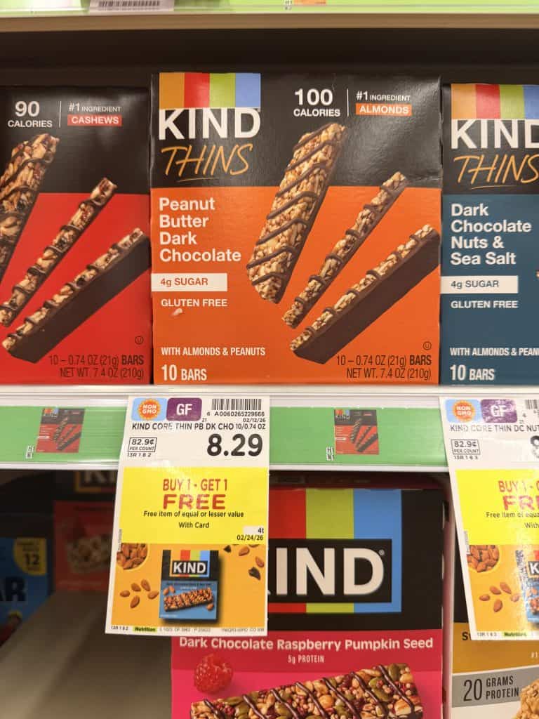 Kind Bars Kroger Shelf image