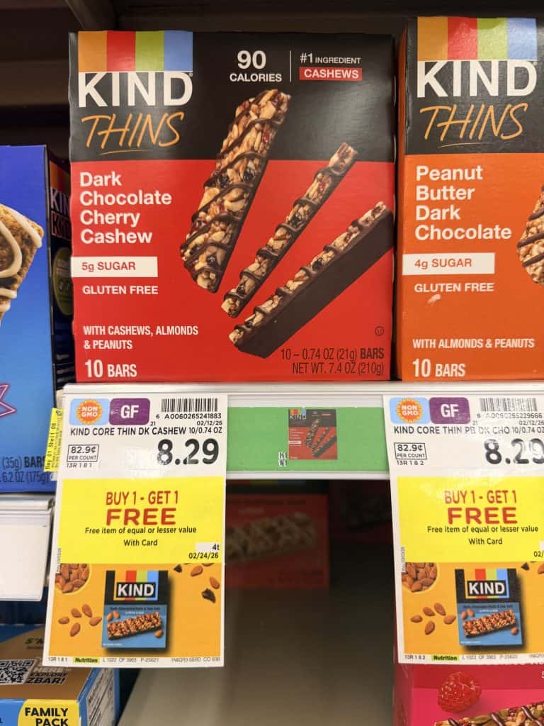 Kind Bars Kroger Shelf image