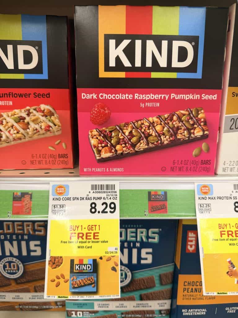 Kind Bars Kroger Shelf image
